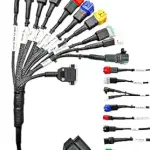 DANLITE TOOLS TECHNICIAN BS6-BS7 Bike Scanning Cable Fast Connectivity Easy To Use Work With All Bikes With Multi-Colored Heavy Moulded Cable