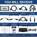 3165033 Inline 6 Data Link Adapter Diagnostic Tool with Instie 8.7 for Cummins Diesel Engine Komatsu Excavator Engine OBDII Scanner Tool 3165033