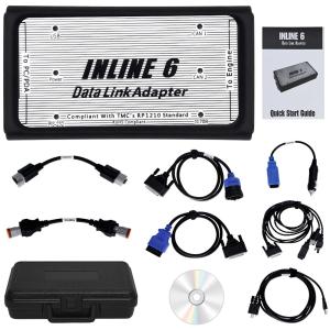 3165033 Inline 6 Data Link Adapter Diagnostic Tool with Instie 8.7 for Cummins Diesel Engine Komatsu Excavator Engine OBDII Scanner Tool 3165033
